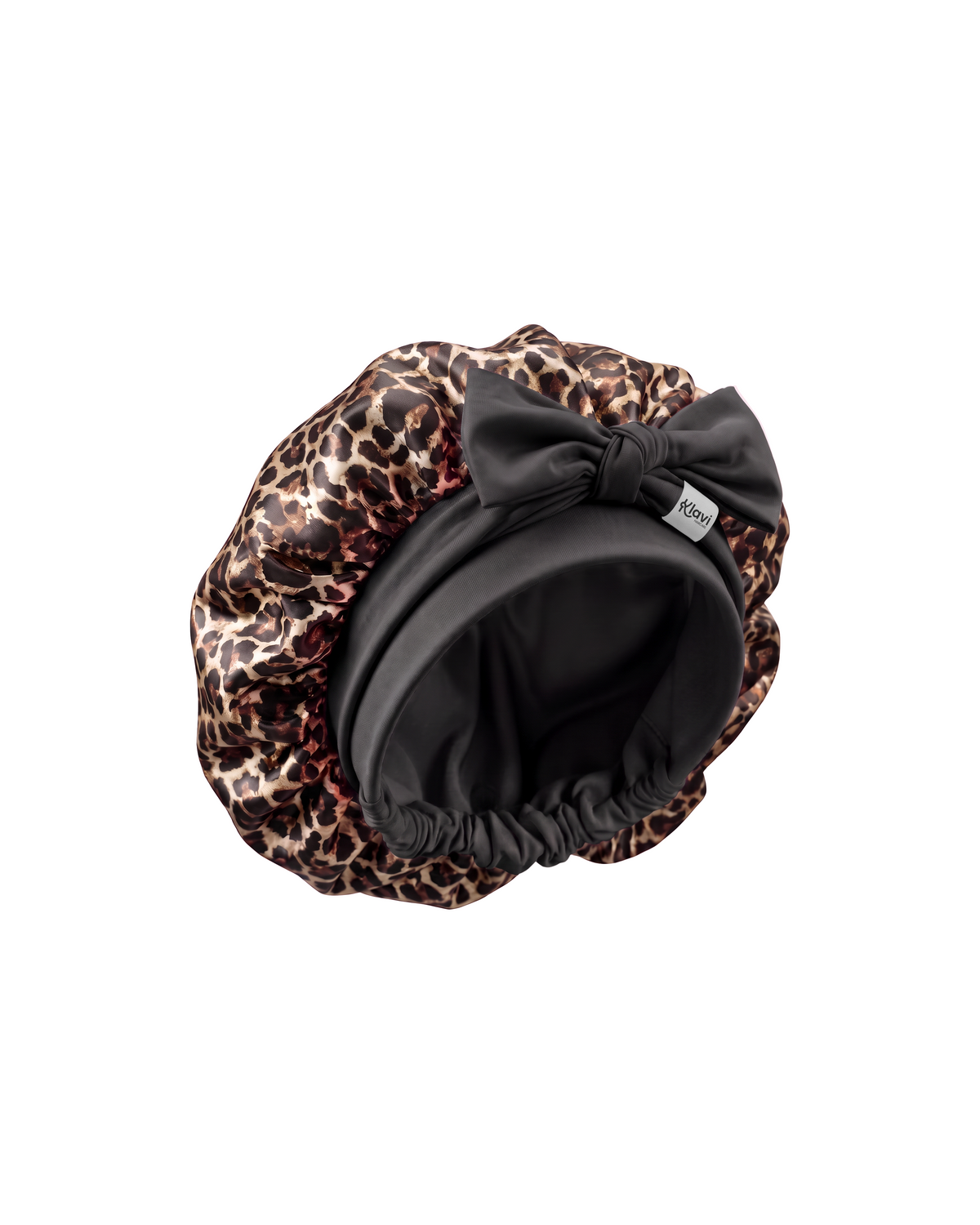 BONNET SATIN • LÉOPARD
