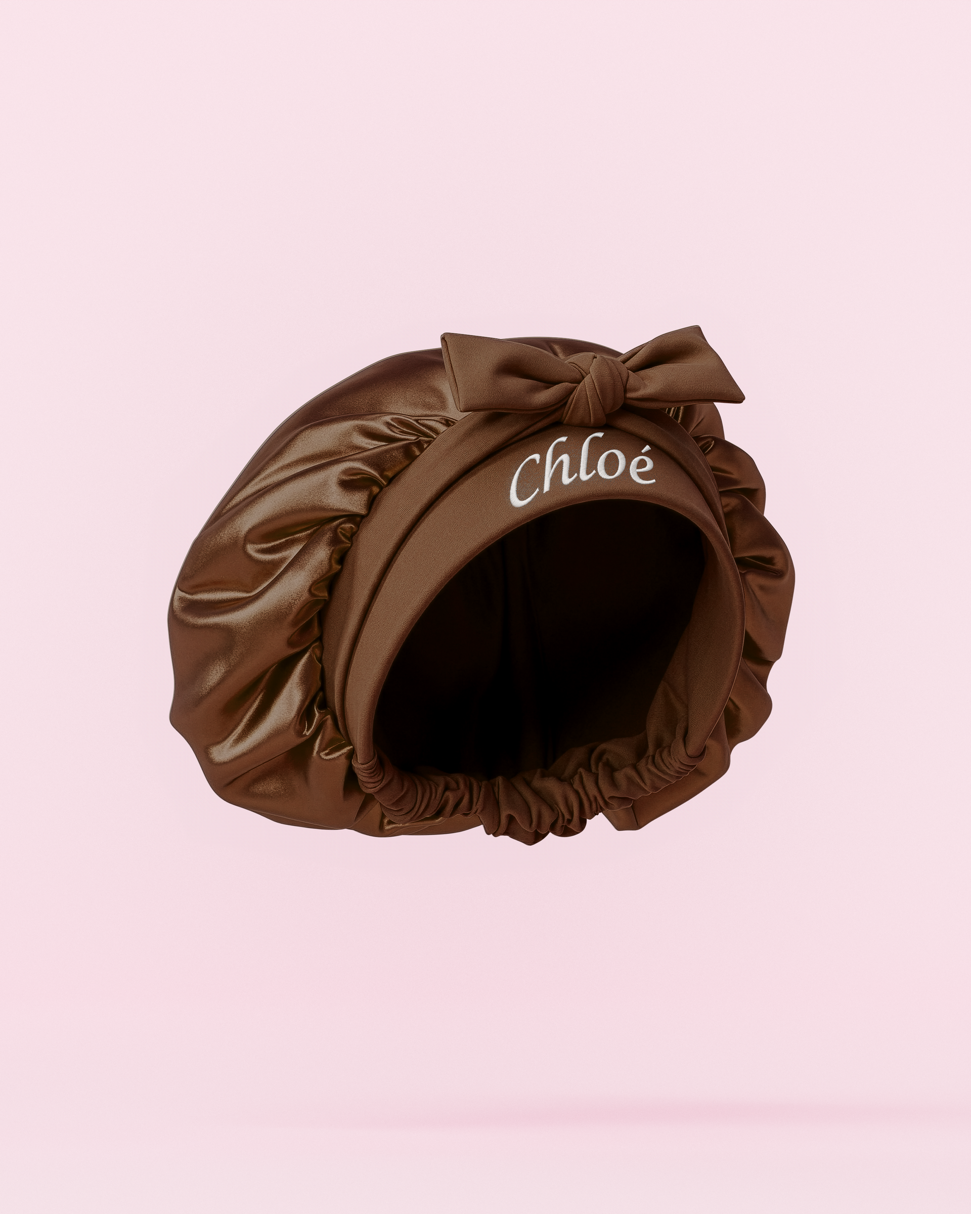 BONNET EN SATIN PERSONNALISABLE